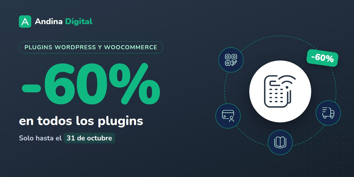 60 % de descuento en todos los plugins hasta el 31 de octubre
